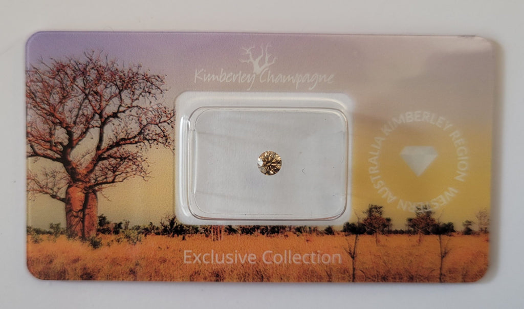 0.189ct Australian Champagne Diamond