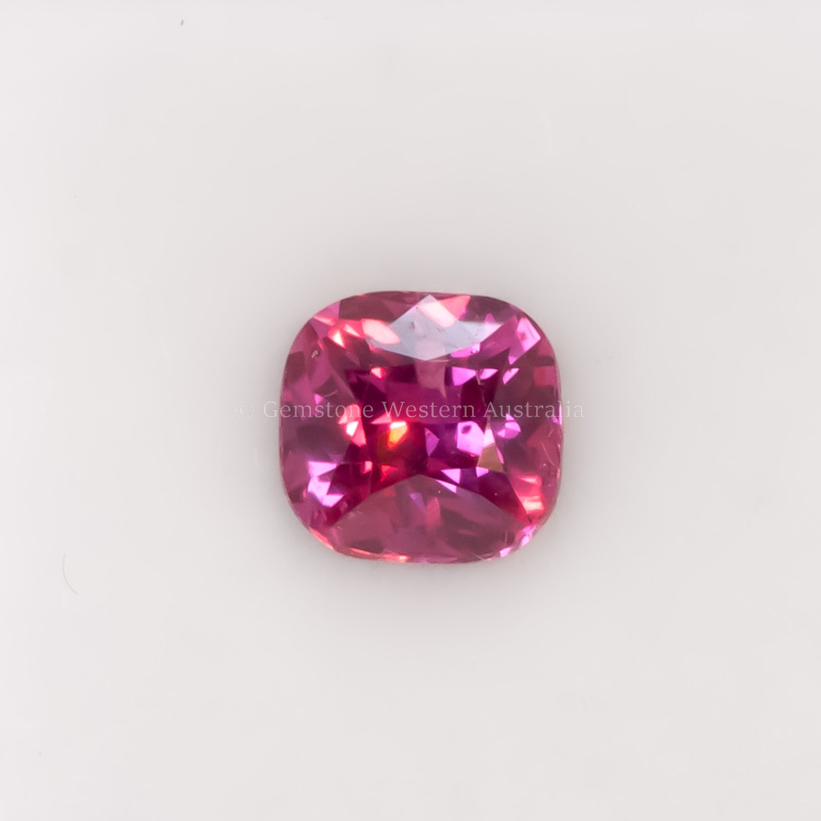 1.25ct Cushion Cut Natural Unheated Pink Sapphire – Hot Pink | CGL Certified