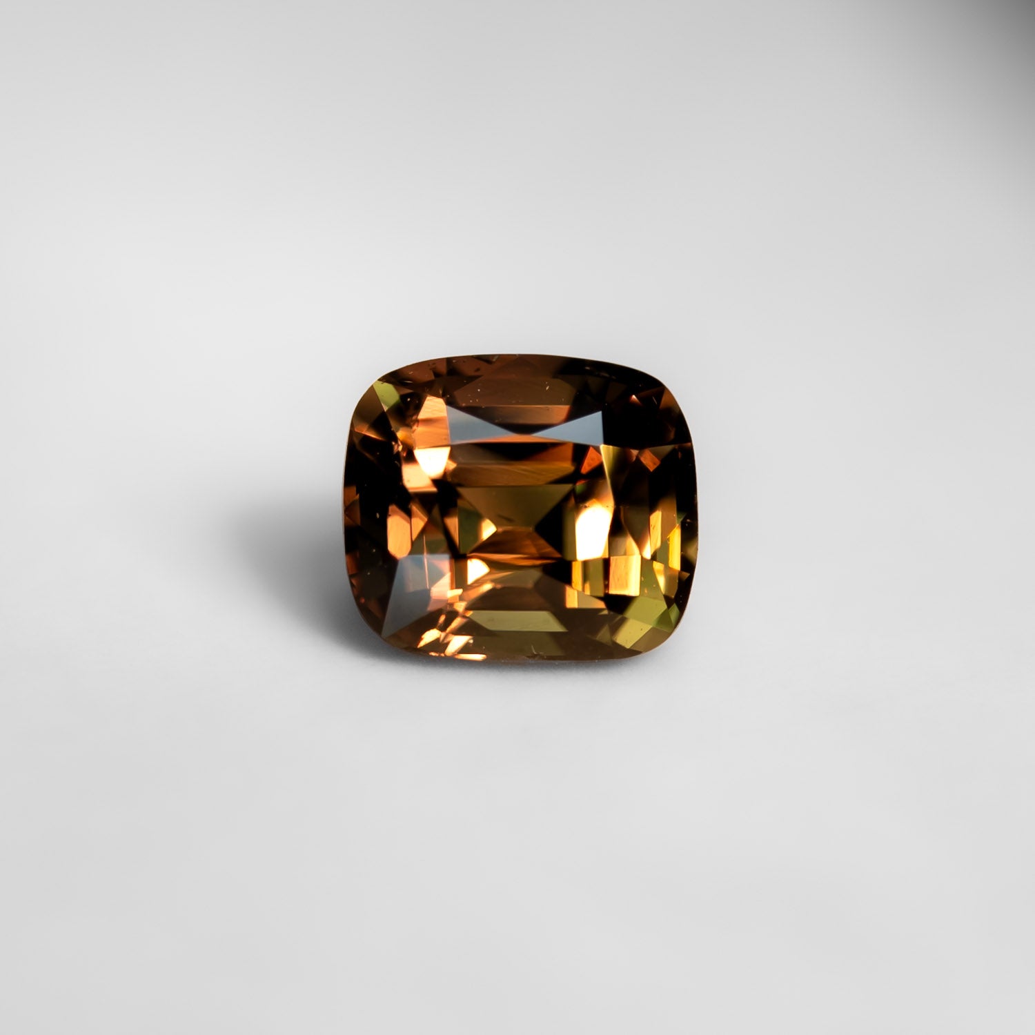1.18ct Natural Alexandrite – Cushion Rectangular Mixed Cut viewed under incandescent light