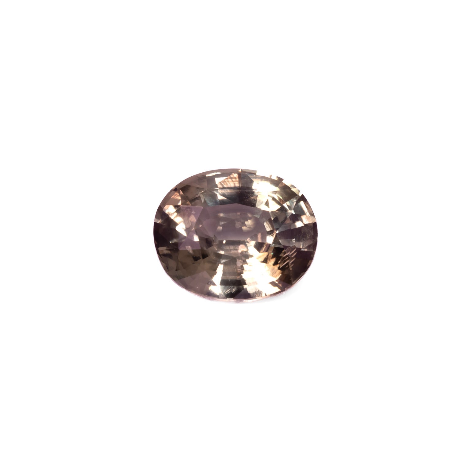 1.70ct Natural Alexandrite – GIA Certified under incandescent light on white background