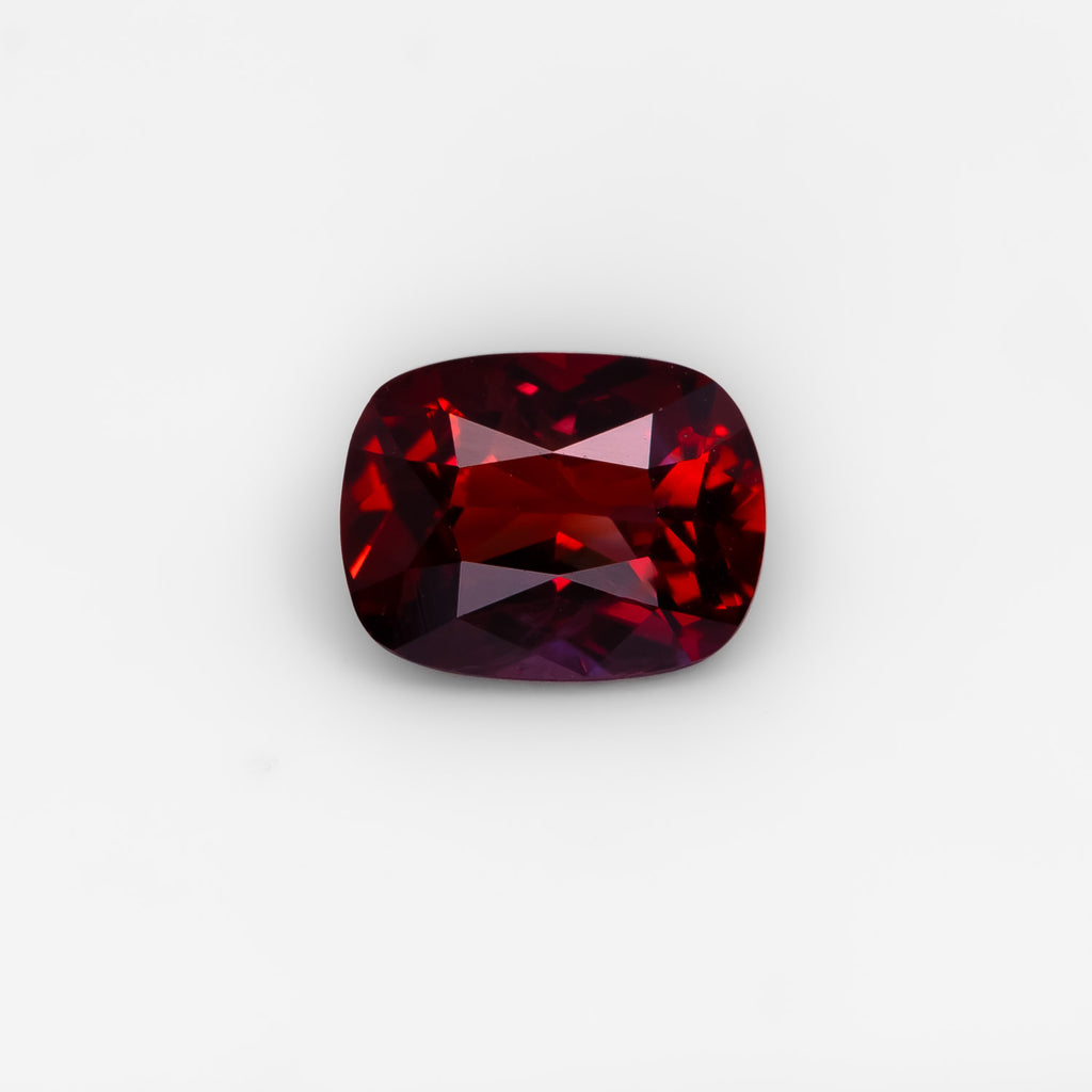 loose 1.40ct Natural Ruby – Cushion Rectangular Mixed Cut in light background