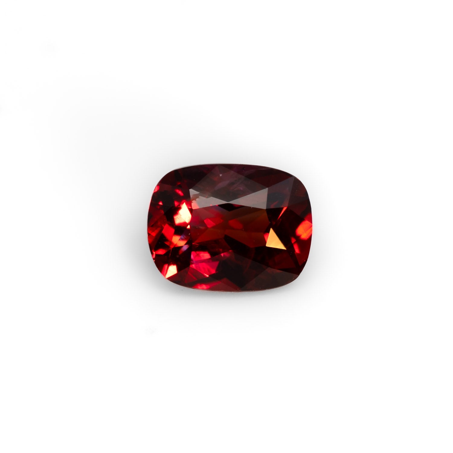 loose 1.40ct Natural Ruby – Cushion Rectangular Mixed Cut in white background