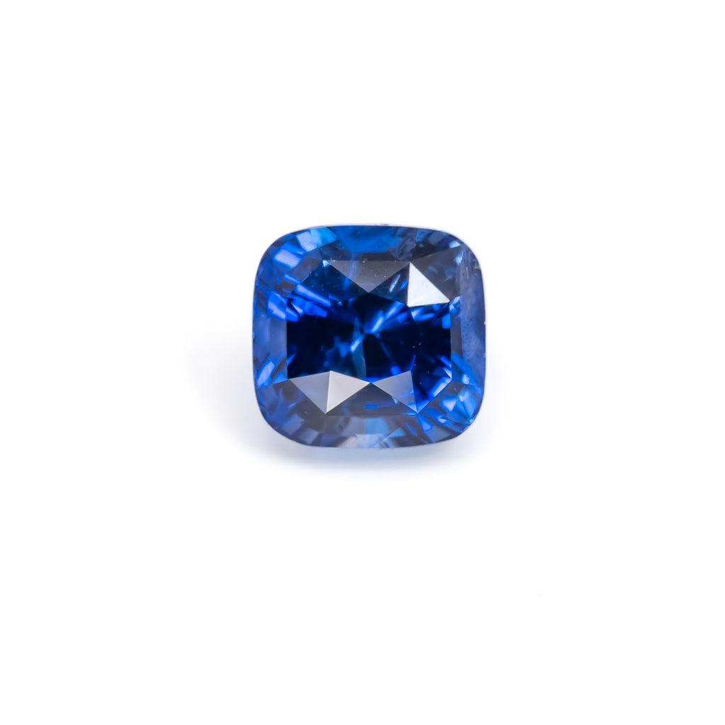2.21ct Natural Blue Sapphire – Cushion Rectangular Mixed Cut in light background