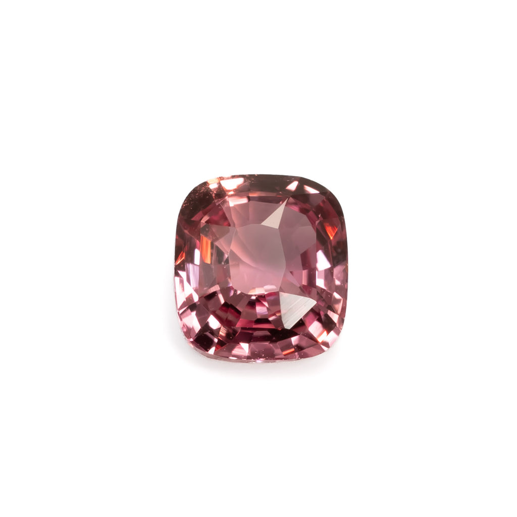 loose 1.25ct Natural Unheated Padparadscha Sapphire in white background