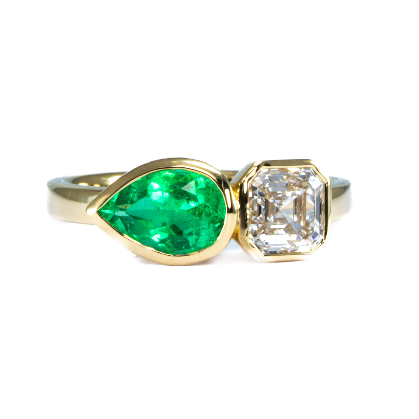 Emerald Diamond Toit et moi ring