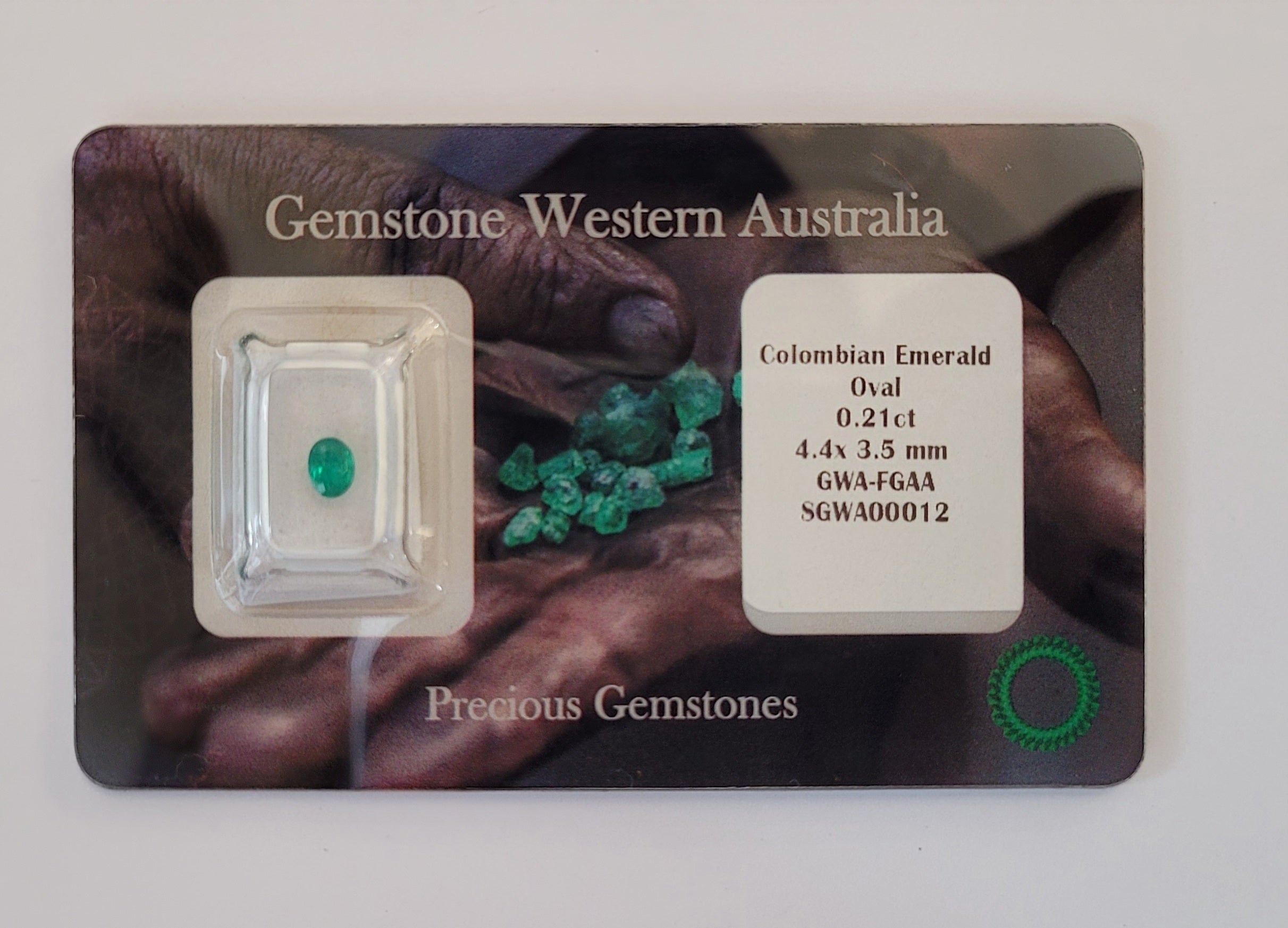 0.21ct Natural Colombian Emerald