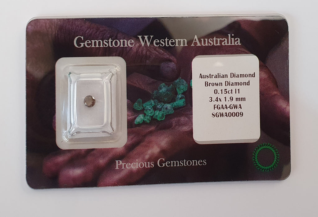 0.15ct Natural Argyle Loose Brown Diamond Round Cut