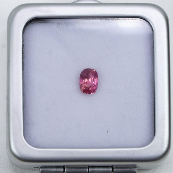 0.95 CT UNHEATED NATURAL PADPARADSCHA CUSHION CUT CERTIFIED