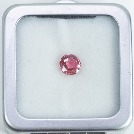 1.34 CT UNHEATED NATURAL PADPARADSCHA ROUND MIX CUT CERTIFIED
