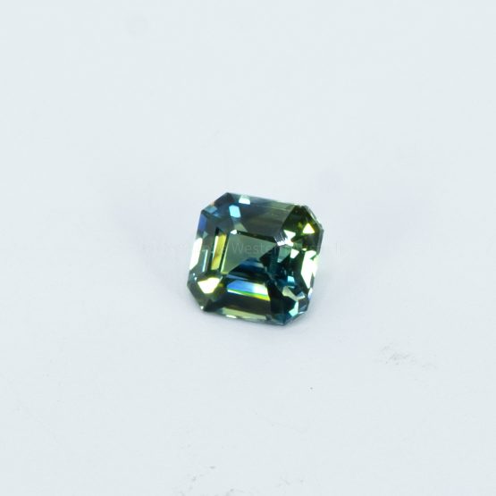 0.73 CT UNHEATED NATURAL TEAL GREEN SAPPHIRE CERTIFIED 836-2