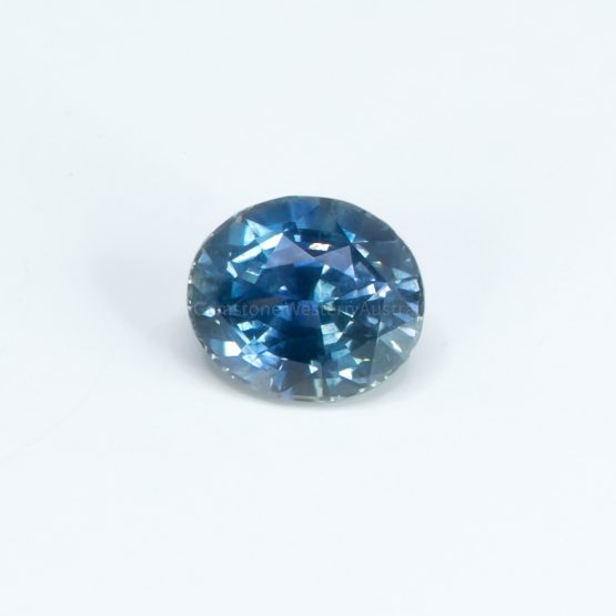 4.06 Loose CT UNHEATED NATURAL TEAL BLUISH GREEN SAPPHIRE CERTIFIED