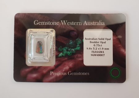 0.75ct Australian Solid Opal - SGWA0007