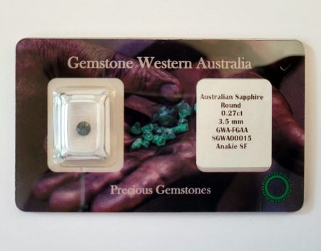 0.27ct Natural Australian Sapphire Pair - SGWA00015