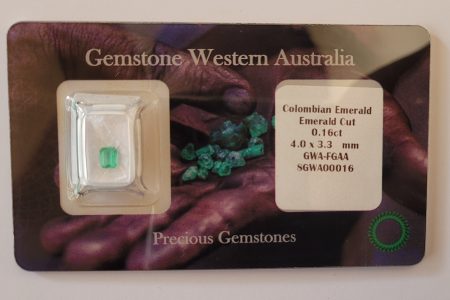 0.16ct Natural Colombian Emerald - SGWA00016