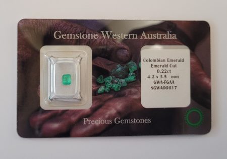 0.22 ct Natural Colombian Emerald - SGWA00017